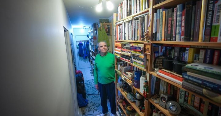 A BC man losing his sight must find a home for his prized book collection