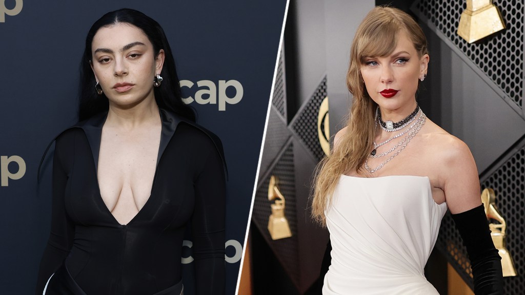 Charli XCX defends Taylor Swift against hateful chants