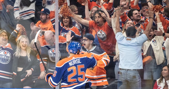 Edmonton Oilers force Game 5 in cup final with 8-1 loss