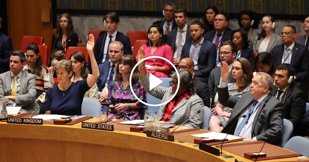 The United Nations Security Council supports the resolution on a ceasefire in Gaza