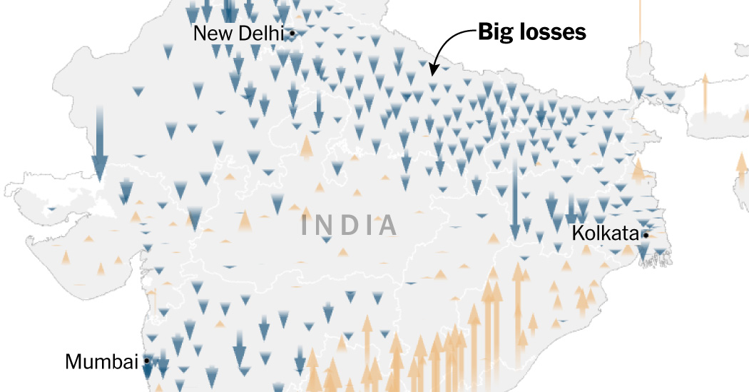 Where Modi's BJP lost support in the Indian elections