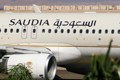 A Saudi Airlines flight catches fire while landing at Peshawar airport;  297 escape unscathed