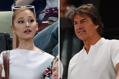 Ariana Grande, Tom Cruise and other celebrities compete in the Women's Gymnastics Olympics