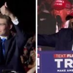 Barron Trump makes debut at his father's Rally for President