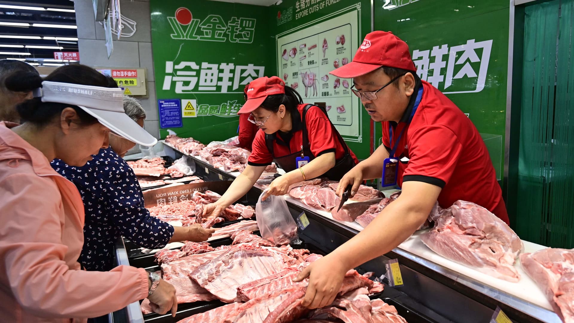 Chinese inflation figures are not above expectations and rose by 0.2% in June