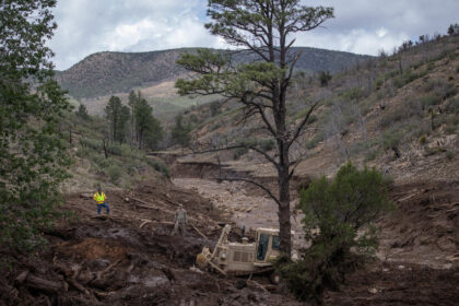 Debris flows after wildfires in New Mexico threaten towns