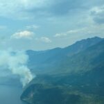 Dozens of wildfires are burning in B.C.'s Slocan Valley