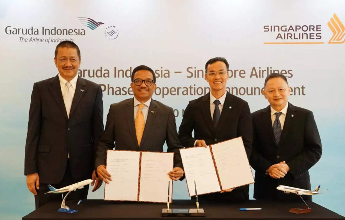 Garuda Indonesia and Singapore Airlines receive approval for ET TravelWorld joint venture