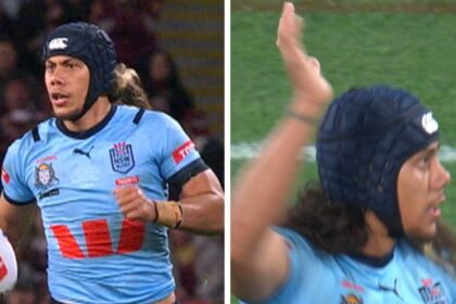 Jarome Luai waves goodbye to Queensland fans, helps Blues win in famous series, sets up crucial Blues try, reaction, Blues win Game 3, rugby league news