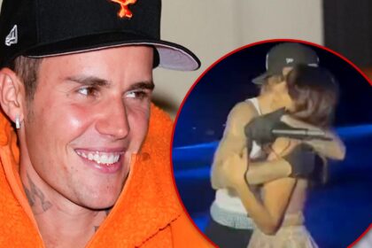 Justin Bieber performs and dances with Fan at the Billionaire Wedding Celebration