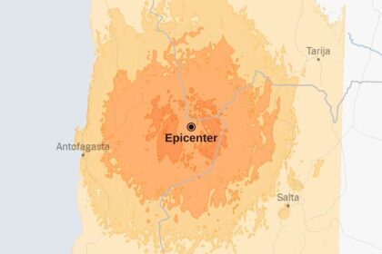 Maps: 7.4 magnitude earthquake hits Chile