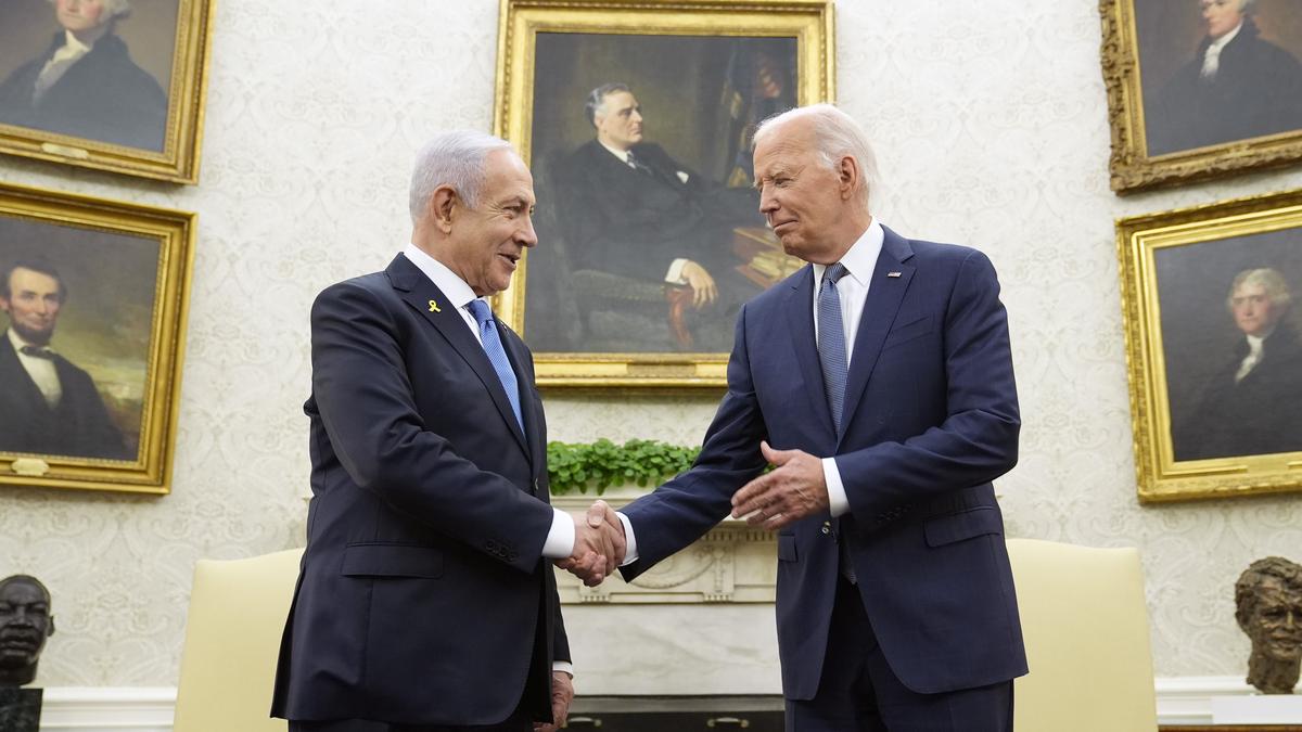 Netanyahu meets with Biden and Harris to close gaps in Gaza ceasefire deal