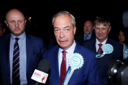 Nigel Farage wins general election seat for Reform UK