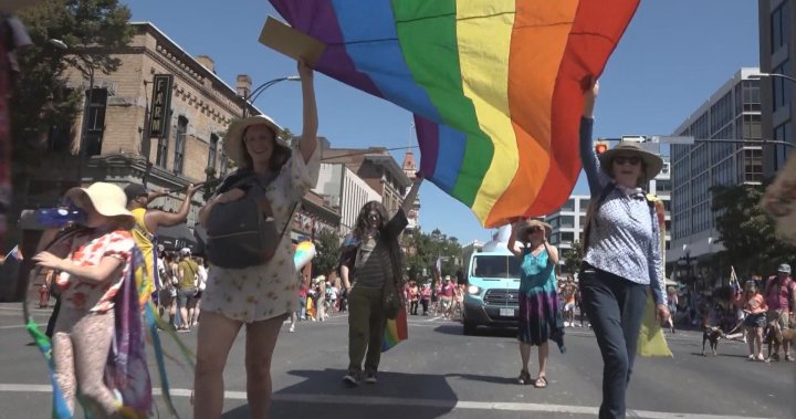 Pride parade in Victoria delayed by pro-Palestinian protesters - BC