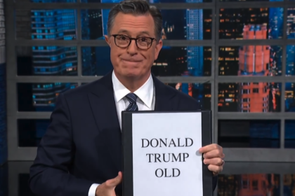 Stephen Colbert shifts his Joe Biden Age jokes to Donald Trump