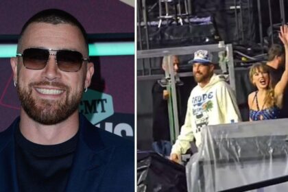 Travis Kelce reunites with Taylor Swift during Amsterdam Eras Tour Show