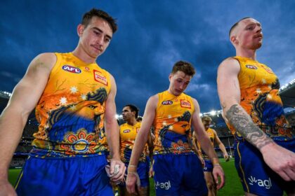 West Coast Eagles vs Brisbane Lions, Jarrad Schofield, press conference, Chris Fagan, Adam Simpson farewell, rebuild, Jack Darling dropped, Andrew Gaff, Dom Sheed