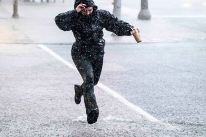 After hot, humid days, a thunderstorm is moving through southern Ontario