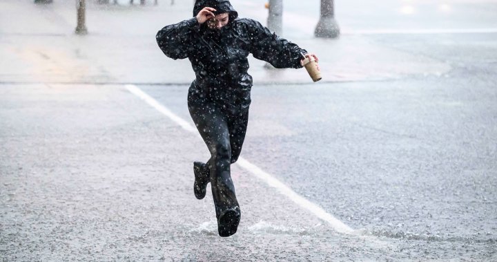 After hot, humid days, a thunderstorm is moving through southern Ontario