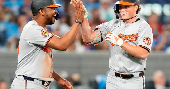 Blue Jays fall 7-3 in comeback win to Orioles