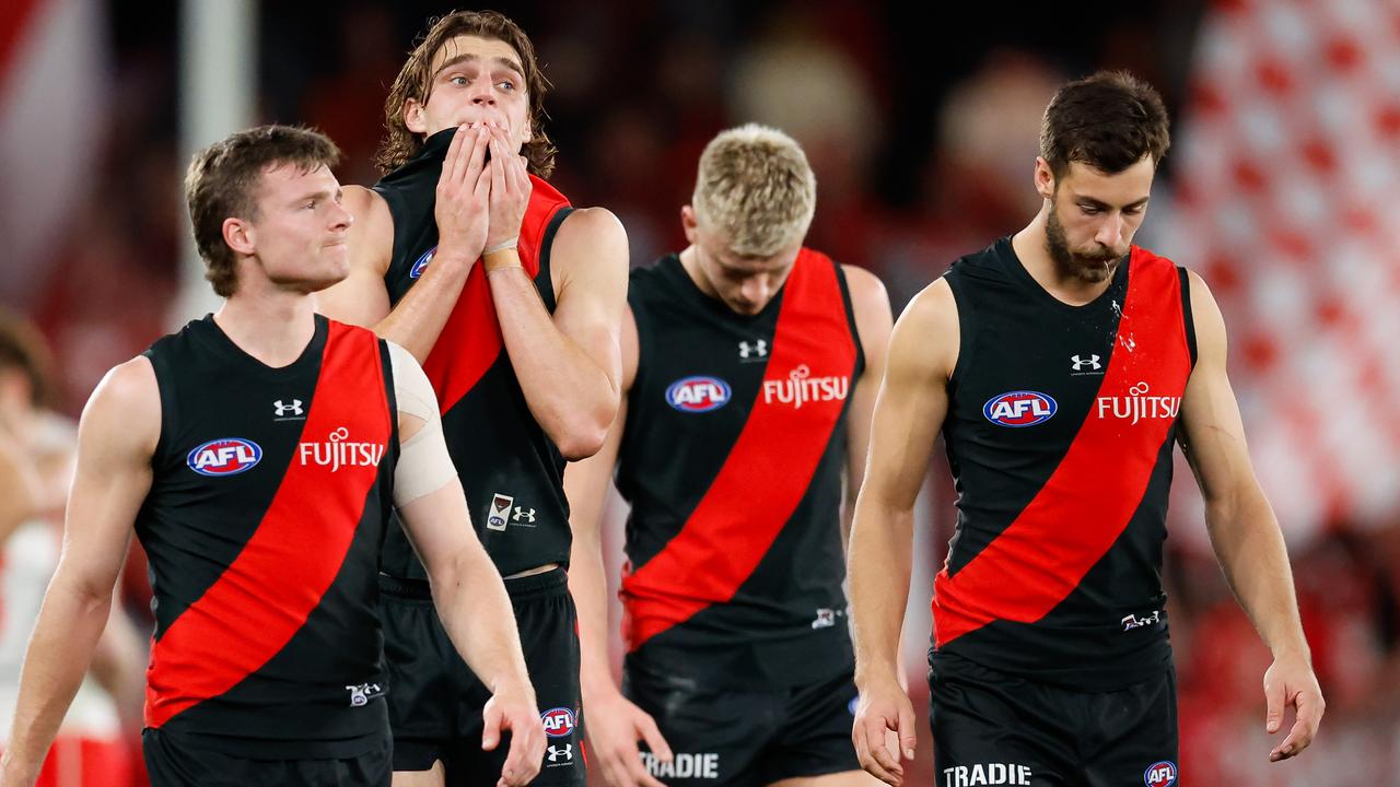 Bombers will miss final again, consequences of loss to Sydney Swans, can Essendon make top eight, Brad Scott press conference, reactions, latest news