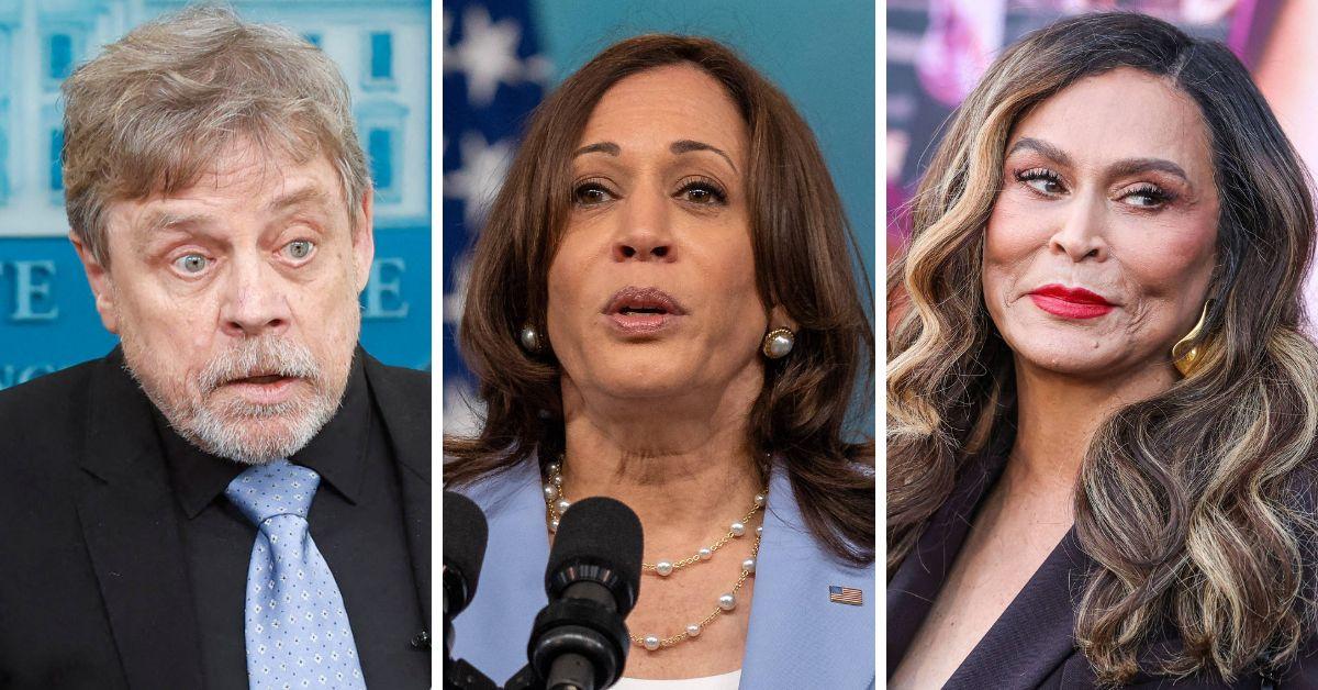 Celebrities support Kamala Harris for president