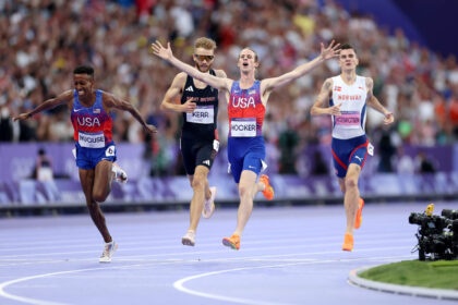 Cole Hocker stuns the world as he beats Josh Kerr to win Olympic gold in the men's 1500 meters