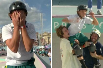 Day 12 Australian results, medals, live updates, schedule, Keegan Palmer wins gold in men’s skateboarding, Matt Wearn wins gold in sailing, Peter Bol 800m, Nina Kennedy pole vault