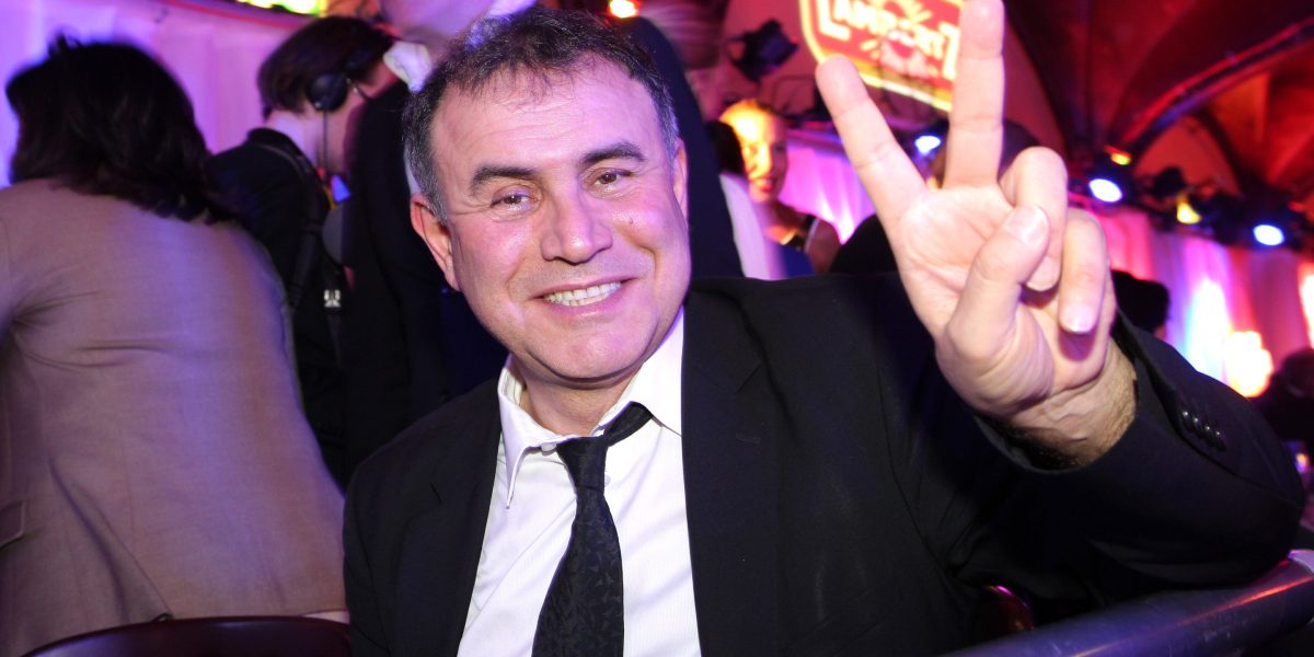 Dr. Doom Nouriel Roubini is actually optimistic about the economy