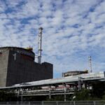 Fire in the cooling tower of the Zaporizhia nuclear power plant