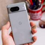 Google Pixel 8 back with camera