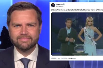 JD Vance refuses to apologize for using the Miss Teen USA clip