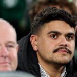 Latrell Mitchell's attempt to take the field for South Sydney Rabbitohs blocked, Cameron Murray, Haumole Olakau'atu, State of Origin