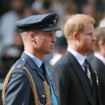 Prince William and Prince Harry avoid each other at uncle's funeral