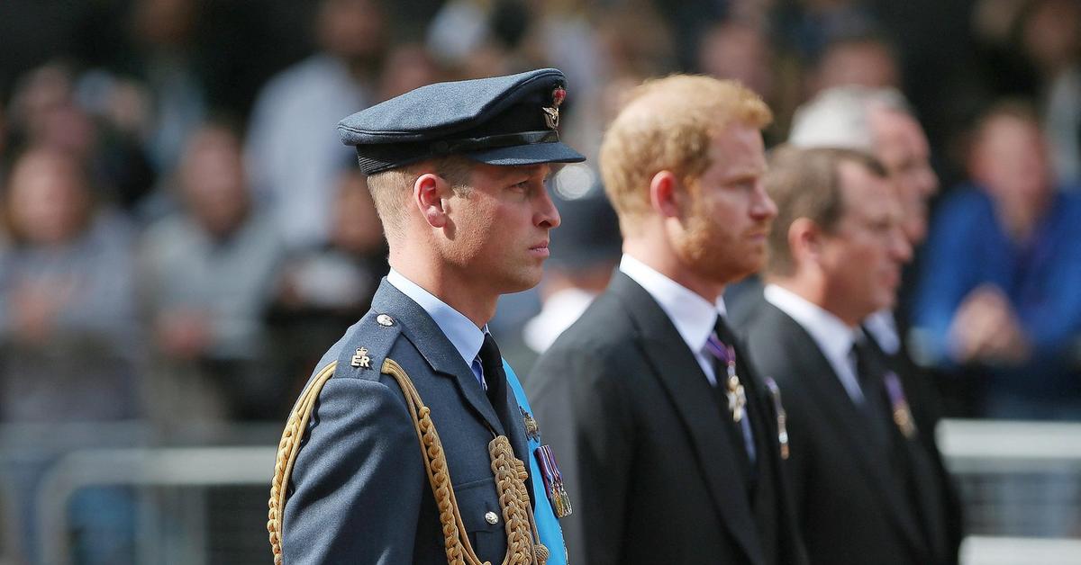 Prince William and Prince Harry avoid each other at uncle's funeral