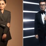 Rani Mukerji and Karan Johar address the Australian Parliament