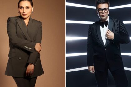 Rani Mukerji and Karan Johar address the Australian Parliament