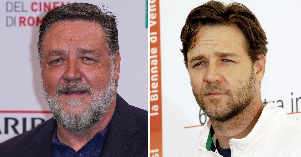 Russell Crowe discusses the transition from 'sexiest man' to 'weird looking' fish