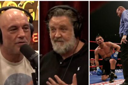 Russell Crowe tells the wild Kostya Tszyu story on the Joe Rogan podcast, Tim Tszyu, Nikita Tszyu