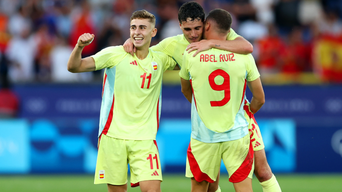 Spain takes home gold in men's football at the 2024 Olympic Games in Paris after an epic 5-3 win over France