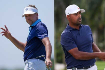 Ian Poulter and Anirban Lahiri ( via Getty)