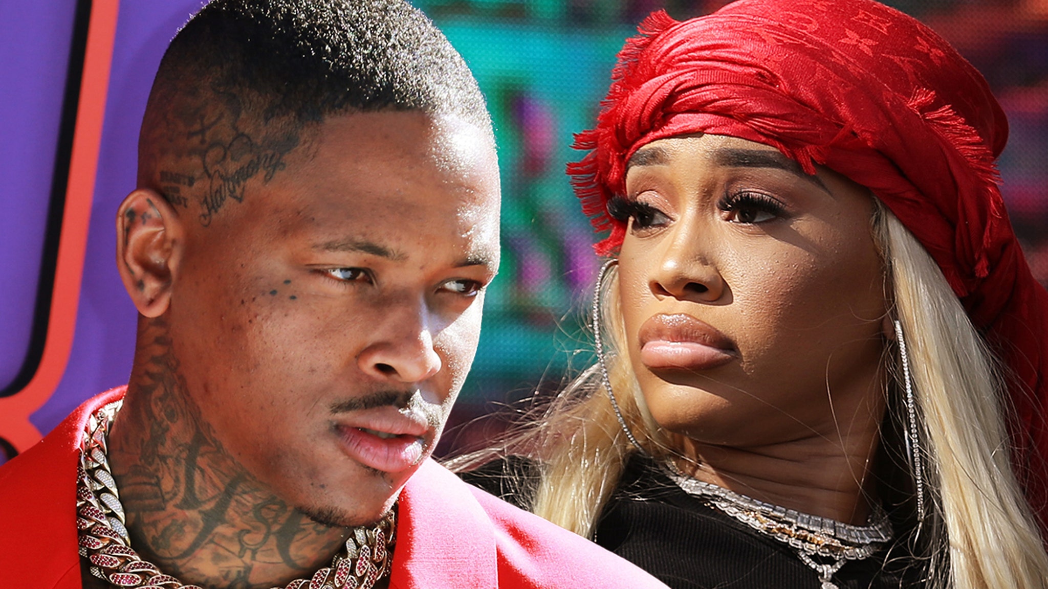 YG and Saweetie had a heated fight broken up by the police