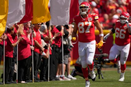 Chiefs' Travis Kelce finds refuge when he steps onto the football field when life is busier than ever