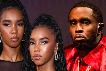 Diddy's twin daughters in California under the care of late mother's boyfriend Kim Porter