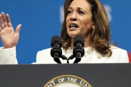 Harris calls Trump's appearance in Arlington a 'political stunt' that 'disrespects sacred ground'