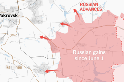 How Russia's steady advance threatens eastern Ukraine