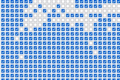 One Million Checkboxes players hid binary, QR codes and rickrolls among the boxes during its two week war